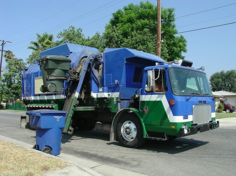 Team handling commercial waste disposal